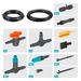 Kit de micro irrigation pour terrasse jusqu'à 30 plantes Gardena